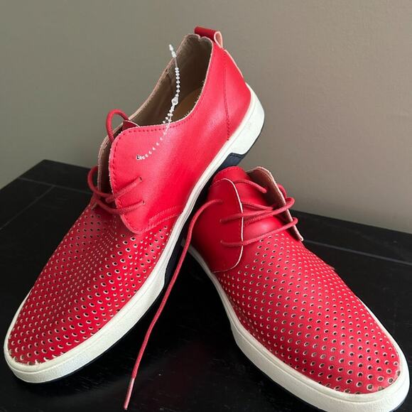 Konhill Men's Casual Oxford Shoes - Breathable Dress Shoes Loafers Lace-up Flat - Picture 1 of 4